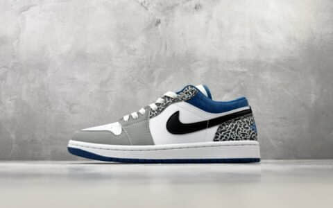 乔丹Air Jordan 1 批次白蓝黑纯原版本 货号：DM1199-140