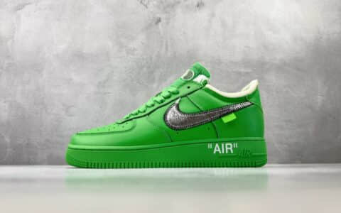 耐克Nike OFF-WHITE x Air Force 1 "Green" 绿色纯原版本 货号：DX1419-300