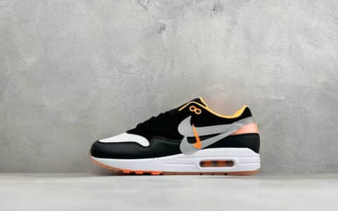 耐克Nike Air Max 1 初代复古气垫慢跑鞋由Tinker Hatfeld和Mark 黑白橙纯原版本 货号：FZ3590-268