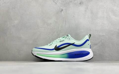 耐克Nike Air Zoom Vomero 18 GTX 登月18 缓震休闲跑鞋白绿蓝纯原版本 货号：HQ7001-212