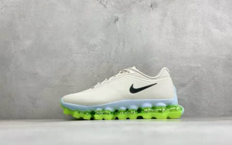 耐克Nike AIR LIQUID MAX 2026S 藤原浩联名毒箭蛙新款气垫跑步鞋白绿纯原版本 货号：IQ7635-005