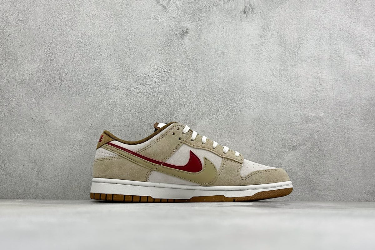 耐克 Nike Dunk Low 85双勾系列 SB低帮运动休闲板鞋 米棕 侧面实拍图