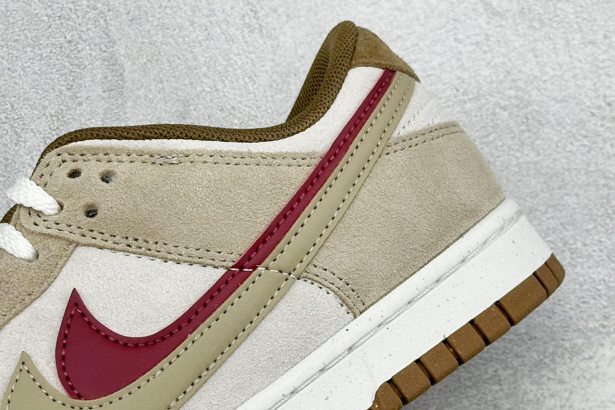 耐克 Nike Dunk Low 85双勾系列 SB低帮运动休闲板鞋 米棕 细节实拍图