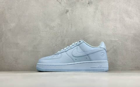 耐克Nike x NK Air Force 1 Low TS联名款空军一号低帮板鞋原厂头层皮打造高端零售专供品质浅蓝纯原版本 货号：JF7727-400