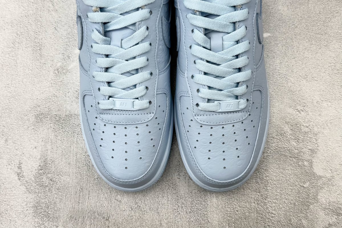 耐克 Nike × Travis Scott Air Force 1 蓝 鞋标实拍图