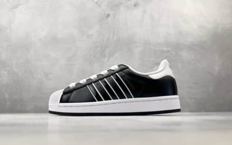 阿迪达斯Adidas originals Superstar 黑白纯原版本 货号：JQ3209