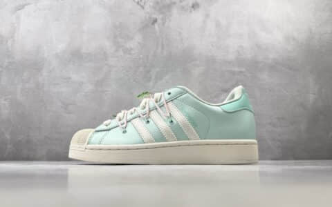 阿迪达斯Adidas originals SUPERSTAR 2 绿色纯原版本 货号：JR1333