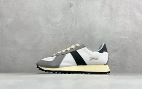 阿迪达斯Adidas originals BW RUN 舒适贴合复古风德训跑步鞋灰黑白纯原版本 货号：KJ7941