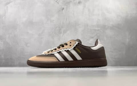 阿迪达斯Adidas originals SAMBA OG 棕白橙纯原版本 货号：KZ8360