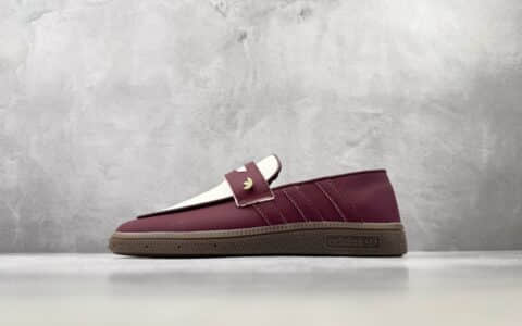 阿迪达斯Adidas originals HANDBALL SPEZIAL LOAFER 红白纯原版本 货号：LA6440